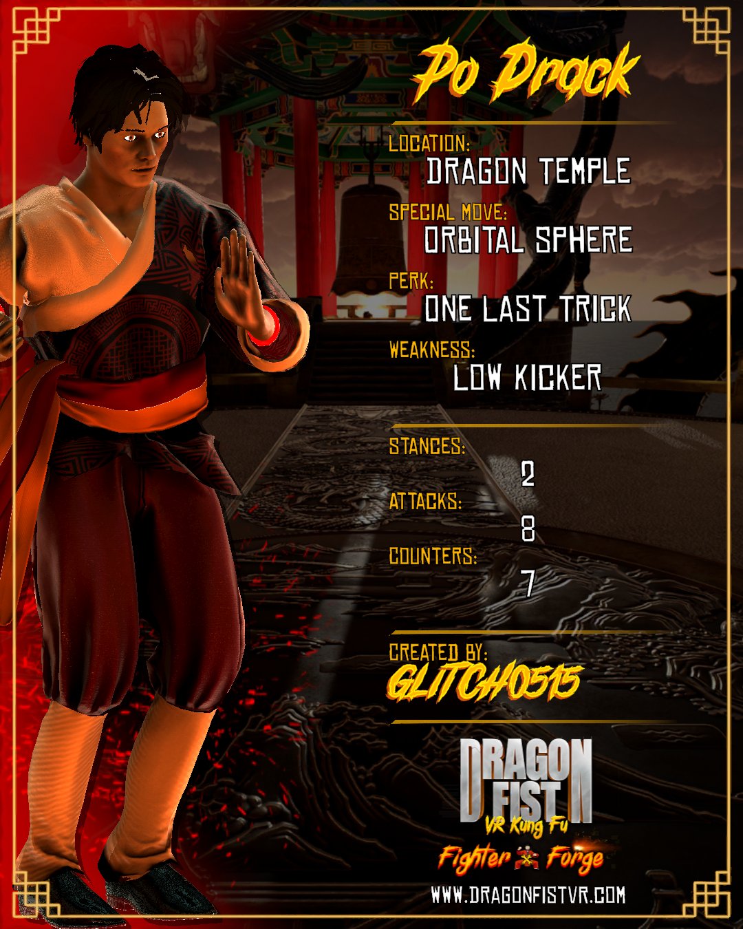 Po Drack - Created By: GLITCH0515